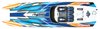 DCB M41 Widebody Catamaran Race Boat 40 in. Length Orange/Blue - image 3