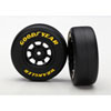 Tires and wheels assembled glued 8-spoke wheels black 1.9 Goodyear Wrangler tires 2 - image 1