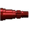 STUB AXLE ALUM RED - image 1