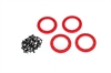 1.9 in. Red Aluminum Beadlock Rings - image 1