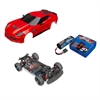 4-Tec Chassis with Red Corvette Z06 Body and Battery Kit - image 1