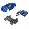 4-Tec Chassis with Blue Corvette Z06 Body and Battery Kit - image 1