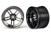 Split-Spoke Black Chrome Front Wheels - image 1