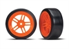 Drift Tires and Wheels Front Set Orange - image 1