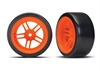 Drift Tires and Wheels Rear Set Orange - image 1