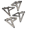 Rear Shock Mounts - Satin Black Chrome - image 1