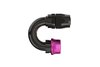 PRO/SPEC B-Type Quick Release Hose End [-6 AN (PS06), 180 Degree, Reusable Swivel, Black/Purple] - image 2