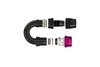 PRO/SPEC B-Type Quick Release Hose End [-6 AN (PS06), 180 Degree, Reusable Swivel, Black/Purple] - image 4