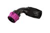 PRO/SPEC B-Type Quick Release Hose End [-8 AN (PS08), 90 Degree, Reusable Swivel, Black/Purple] - image 1