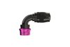 PRO/SPEC B-Type Quick Release Hose End [-8 AN (PS08), 90 Degree, Reusable Swivel, Black/Purple] - image 2