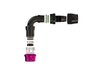 PRO/SPEC B-Type Quick Release Hose End [-8 AN (PS08), 90 Degree, Reusable Swivel, Black/Purple] - image 4