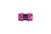 PRO/SPEC D-Type Double-Ended Quick Release Fitting [-12 AN (PS12), Straight, Black/Purple] - image 2