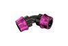 PRO/SPEC D-Type Double-Ended Quick Release Fitting [-12 AN (PS12), 60 Degree, Black/Purple]
