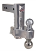 8? HD Aluminum Adjustable Drop Hitch, Pin and Clip Includes: Dual 2? and 2-5/16? Chrome Balls
