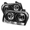 Halo LED Projector Headlights 2009-2010 Chrysler 300 - image 1