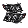 Halo LED Projector Headlights 2008-2011 Toyota Land Cruiser - image 1