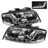 DRL LED Projector Headlights 2002-2004 Audi A6 - image 2