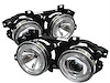 Halo LED Projector Headlights 1988-1994 BMW E34 5 Series/E32 7 Series - image 1