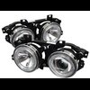 Halo LED Projector Headlights 1988-1994 BMW E34 5 Series/E32 7 Series - image 3