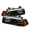 DRL LED Projector Headlights 1992-1998 BMW E36 3 Series - image 1