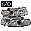 Halo LED Projector Headlights 1999-2001 BMW E38 7 Series - image 2