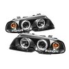 Halo LED Projector Headlights 2000-2003 BMW E46 3 Series - image 3