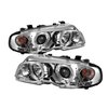 Halo LED Projector Headlights 2000-2003 BMW E46 3 Series - image 2
