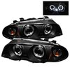 Halo LED Projector Headlights 1999-2001 BMW E46 3 Series - image 2