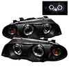 Halo LED Projector Headlights 1999-2001 BMW E46 3 Series - image 3