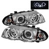 Halo LED Projector Headlights 1999-2001 BMW E46 3 Series - image 3