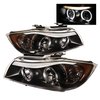 Halo LED Projector Headlights 2006-2008 BMW E90 3 Series - image 2