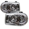 Halo LED Projector Headlights 2005-2010 Chrysler 300C - image 3