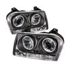 Halo LED Projector Headlights 2005-2008 Chrysler 300 - image 2