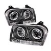 Halo LED Projector Headlights 2005-2008 Chrysler 300 - image 4