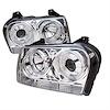 Halo LED Projector Headlights 2005-2008 Chrysler 300 - image 1
