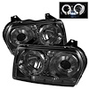 Halo LED Projector Headlights 2005-2008 Chrysler 300 - image 1