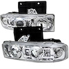 Halo LED Projector Headlights 1995-2005 Chevy Astro/GMC Safari - image 1