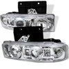 Halo LED Projector Headlights 1995-2005 Chevy Astro/GMC Safari - image 2