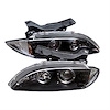 Halo LED Projector Headlights 1995-1999 Chevy Cavalier - image 1
