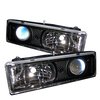 Halo LED Projector Headlights 1988-1999 GM Trucks - image 3