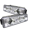 Halo LED Projector Headlights 1988-1999 GM Trucks - image 1