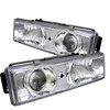 Halo LED Projector Headlights 1988-1999 GM Trucks - image 3