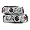 Halo LED Projector Headlights 1999-2007 GMC Trucks - image 4