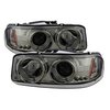Halo LED Projector Headlights 1999-2007 GMC Trucks - image 3