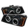 Halo LED Projector Headlights 2003-2006 Chevy Silverado - image 1