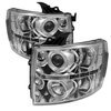 Halo LED Projector Headlights 2007-2014 Chevy Silverado 2500HD/3500HD - image 3