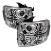 Halo LED Projector Headlights 2007-2014 Chevy Silverado 2500HD/3500HD - image 4