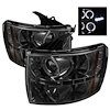 Halo LED Projector Headlights 2007-2014 Chevy Silverado 2500HD/3500HD - image 1