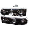 Halo LED Projector Headlights 1998-2004 Chevy S10 - image 1
