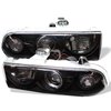 Halo LED Projector Headlights 1998-2004 Chevy S10 - image 2